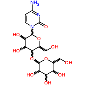 4752-89-0;4752-92-5  2(1H)-pyrimidinone, 4-amino-1-(4-O-hexopyranosylhexopyranosyl)-