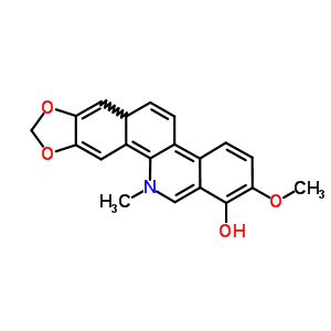 149998-48-1;51059-64-4;66804-20-4  1-hydroxy-2-methoxy-12-methyl[1,3]benzodioxolo[5,6-c]phenanthridin-12-ium