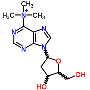 51385-47-8  9-(2-deoxypentofuranosyl)-N,N,N-trimethyl-9H-purin-6-aminium