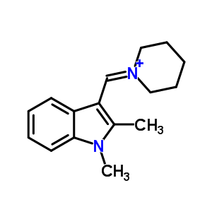 5209-48-3  1-[(1,2-dimethyl-1H-indol-3-yl)methylidene]piperidinium