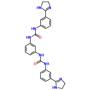 5300-47-0  1,1'-benzene-1,3-diylbis{3-[3-(4,5-dihydro-1H-imidazol-2-yl)phenyl]urea}