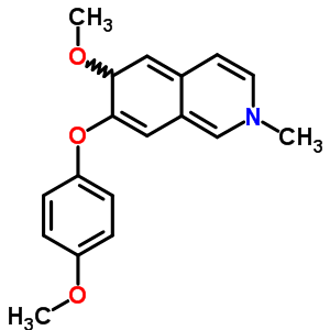 57422-05-6  6-methoxy-7-(4-methoxyphenoxy)-2-methyl-2,6-dihydroisoquinoline