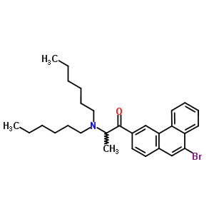 6328-11-6  1-(9-bromophenanthren-3-yl)-2-(dihexylamino)propan-1-one