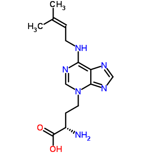 69832-12-8  (2S)-2-amino-4-{6-[(3-methylbut-2-en-1-yl)amino]-3H-purin-3-yl}butanoic acid