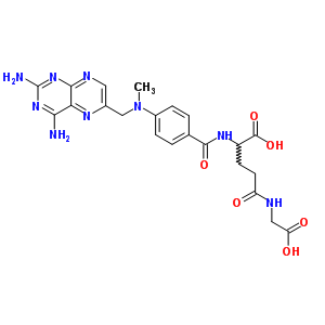 71074-46-9  N-(4-{[(2,4-diaminopteridin-6-yl)methyl](methyl)amino}benzoyl)-gamma-glutamylglycine