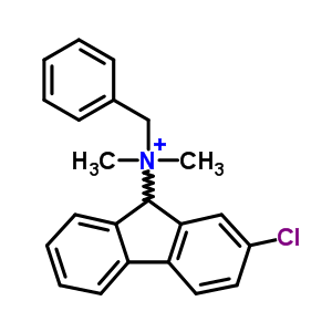 71740-37-9  N-benzyl-2-chloro-N,N-dimethyl-9H-fluoren-9-aminium