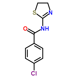 72225-18-4  4-chloro-N-(4,5-dihydro-1,3-thiazol-2-yl)benzamide