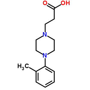 72822-25-4  3-[4-(2-methylphenyl)piperazin-1-yl]propanoic acid