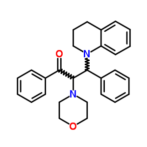 7470-04-4  3-(3,4-dihydroquinolin-1(2H)-yl)-2-(morpholin-4-yl)-1,3-diphenylpropan-1-one