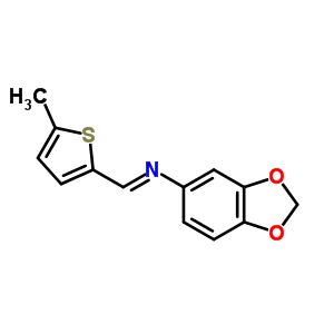 77822-83-4  N-[(E)-(5-methylthiophen-2-yl)methylidene]-1,3-benzodioxol-5-amine