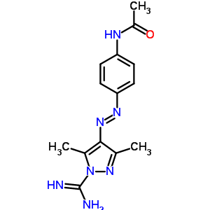 79451-60-8  N-{4-[(E)-(1-carbamimidoyl-3,5-dimethyl-1H-pyrazol-4-yl)diazenyl]phenyl}acetamide