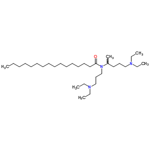79692-13-0  N-[5-(diethylamino)pentan-2-yl]-N-[3-(diethylamino)propyl]hexadecanamide
