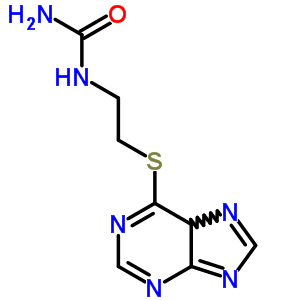 90953-43-8  1-[2-(5H-purin-6-ylsulfanyl)ethyl]urea