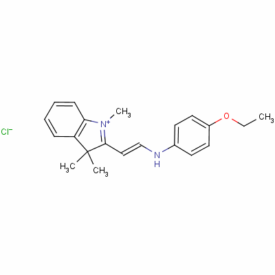 34074-98-1  2-[2-[(4-ethoxyphenyl)amino]vinyl]-1,3,3-trimethyl-3H-indolium chloride