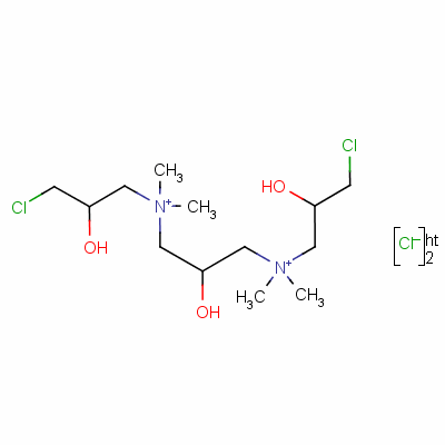34348-46-4  (2-hydroxytrimethylene)bis[(3-chloro-2-hydroxypropyl)dimethylammonium] dichloride