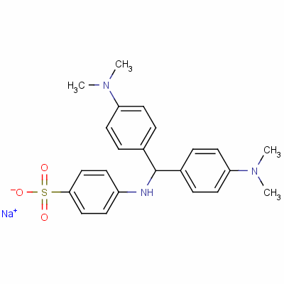 35294-72-5  p-[[δις[p-(διμεθυλαμινο)φαινυλο]μεθυλ]αμινο]βενζολοσουλφονικό νάτριο· p-[(δις(p-(διμεθυλαμινο)φαινυλο)μεθυλο)αμινο)βενζολοσουλφονικό νάτριο· 4-({δις[4-(διμεθυλαμινο)φαινυλο]μεθυλ}αμινο)βενζολοσουλφονικό νάτριο·