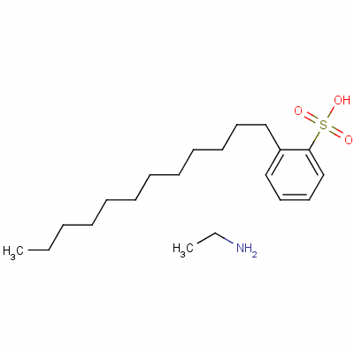 35465-66-8  dodecylbenzenesulphonic acid, compound with ethylamine (1:1)