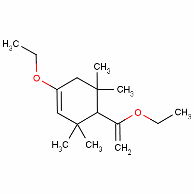 36306-86-2  1-ethoxy-4-(1-ethoxyvinyl)-3,3,5,5-tetramethylcyclohexene