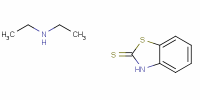 38456-45-0  benzothiazole-2(3H)-thione, compound with diethylamine (1:1)