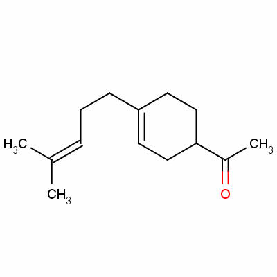 38758-04-2  1-[4-(4-methyl-3-pentenyl)-3-cyclohexen-1-yl]ethan-1-one