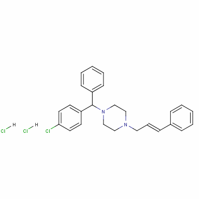 39245-23-3  4-cinnamyl-1-[(4-chlorophenyl)benzyl]piperazine dihydrochloride