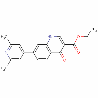 40034-49-9  ethyl 7-(2,6-dimethyl-4-pyridyl)-1,4-dihydro-4-oxoquinoline-3-carboxylate