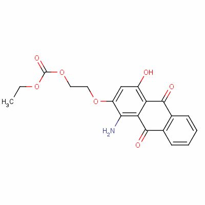 40530-60-7  2-[(1-amino-9,10-dihydro-4-hydroxy-9,10-dioxo-2-anthryl)oxy]ethyl ethyl carbonate