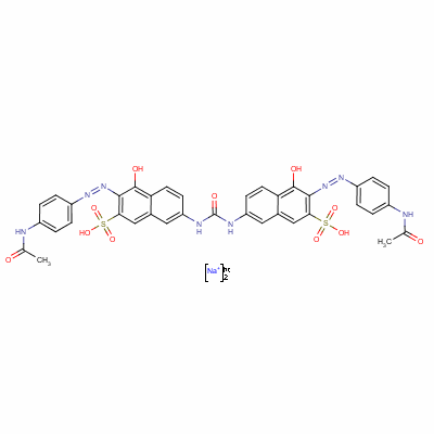 41204-67-5  disodium 7,7'-(carbonyldiimino)bis[3-[[4-(acetylamino)phenyl]azo]-4-hydroxynaphthalene-2-sulphonate]