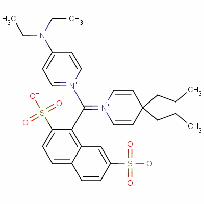 42352-92-1  hydrogen [4-[4-(diethylamino)-α-(2,7-disulphonato-1-naphthyl)benzylidene]cyclohexa-2,5-dien-1-ylidene]diethylammonium