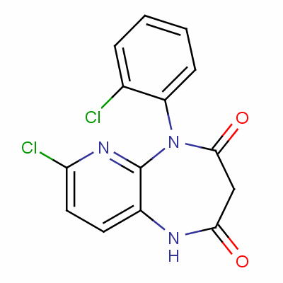 42785-23-9  7-chloro-5-(2-chlorophenyl)-1,3-dihydro-2H-pyrido[3,2-b]-1,4-diazepin-2-one 4-oxide