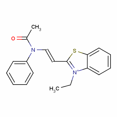 43061-75-2  2-[2-(acetylphenylamino)vinyl]-3-ethylbenzothiazolium