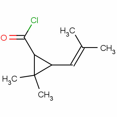 4489-14-9  (1R-trans)-2,2-dimethyl-3-(2-methylprop-1-enyl)cyclopropanecarbonyl chloride