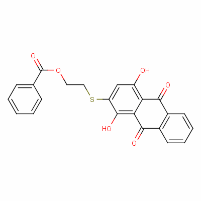 49831-04-1  2-[(1,4-dihydroxy-9,10-dioxo-2-anthryl)thio]ethyl benzoate