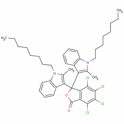 50293-19-1  4,5,6,7-tetrachloor-3,3-bis(2-methyl-1-octyl-1H-indol-3-yl)ftalid