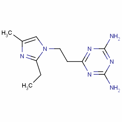 50729-78-7  6-[2-(2-ethyl-4-methyl-1H-imidazol-1-yl)ethyl]-1,3,5-triazine-2,4-diamine