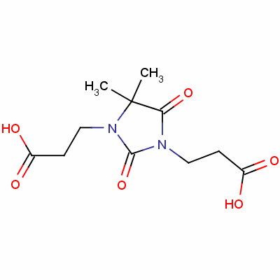 50807-41-5  4,4-dimethyl-2,5-dioxoimidazolidine-1,3-dipropionic acid