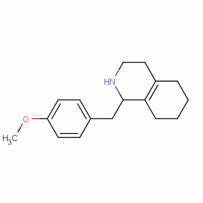 51072-36-7  1,2,3,4,5,6,7,8-octahydro-1-[(4-methoxyphenyl)methyl]isoquinoline