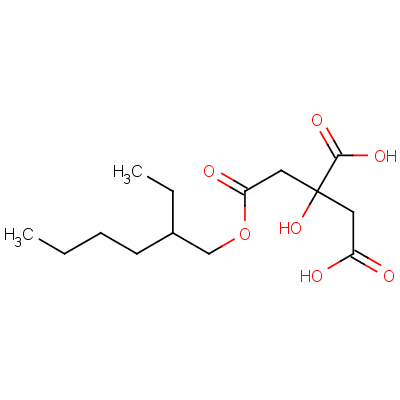 51152-27-3  (2-ethylhexyl) dihydrogen 2-hydroxypropane-1,2,3-tricarboxylate