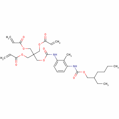 51160-59-9  2-[[[[[3-[[[(2-ethylhexyl)oxy]carbonyl]amino]methylphenyl]amino]carbonyl]oxy]methyl]-2-[[(1-oxoallyl)oxy]methyl]-1,3-propanediyl diacrylate