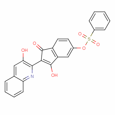 51419-02-4  3-hydroxy-2-(3-hydroxy-2-quinolyl)-5-[(phenylsulphonyl)oxy]-1H-inden-1-one