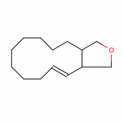 51547-44-5  (3aR*,12E,13aR*)-1,3,3a,4,5,6,7,8,9,10,11,13a-dodecahydrocyclododeca[c]furan