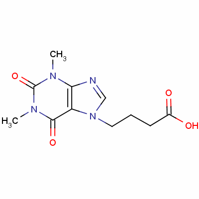 52083-48-4  1,2,3,6-tetrahydro-1,3-dimethyl-2,6-dioxo-7H-purine-7-butyric acid