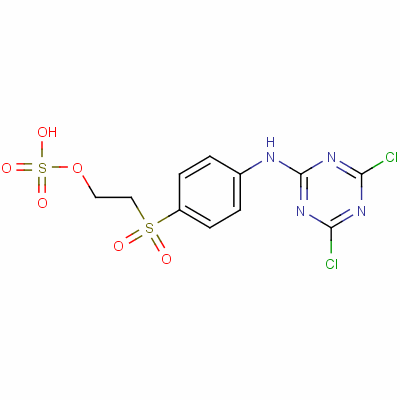 52610-09-0  2-[[4-[(4,6-dichloro-1,3,5-triazin-2-yl)amino]phenyl]sulphonyl]ethyl hydrogen sulphate