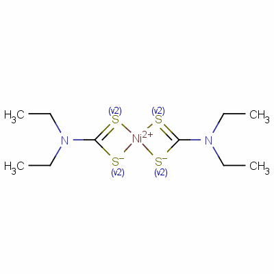 52610-81-8  bis(diethyldithiocarbamato-S,S')nickel