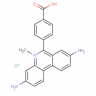 52671-19-9  6-(4-carboxyphenyl)-3,8-diamino-5-me-phenanthridin. chl.