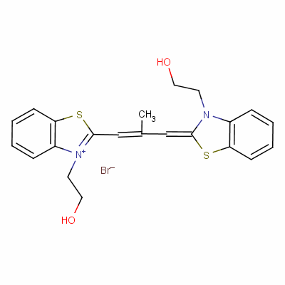 52686-09-6  3-(2-hydroxyethyl)-2-[3-[3-(2-hydroxyethyl)-3H-benzothiazol-2-ylidene]-2-methylprop-1-enyl]benzothiazolium bromide