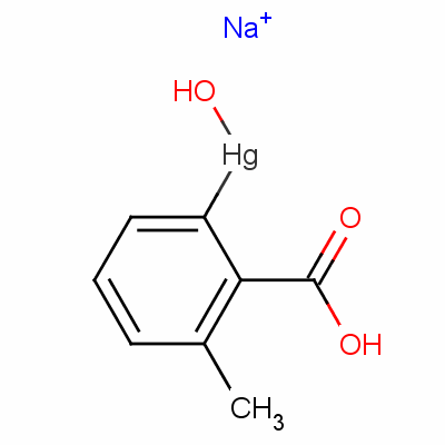 52795-88-7  (2-carboxy-m-tolyl)hydroxymercury, monosodium salt
