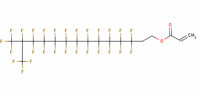 52956-82-8  3,3,4,4,5,5,6,6,7,7,8,8,9,9,10,10,11,11,12,12,13,14,14,14-tetracosafluoro-13-(trifluoromethyl)tetradecyl acrylate