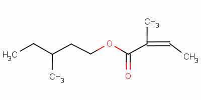 53082-58-9  3-methylpentyl 2-methylisocrotonate