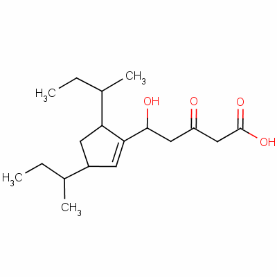53109-18-5  5-(3,5-di-sec-butylcyclopent-1-enyl)-5-hydroxy-3-oxovaleric acid